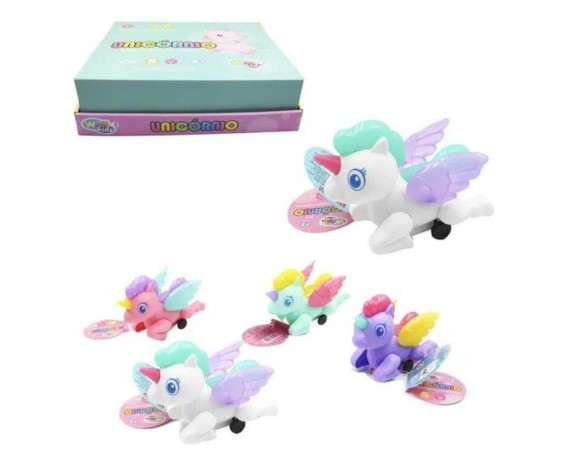 UNICORNIO A CORDA COM LUZ BOX C/12