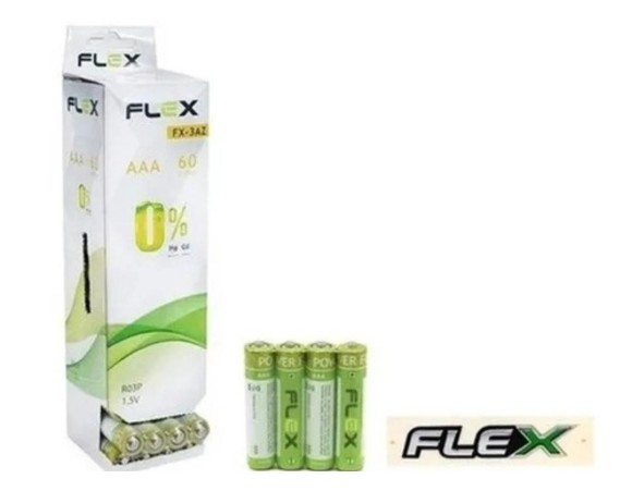 PILHA FLEX-AAA C/60