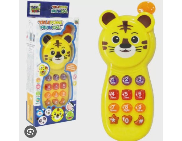 CELULAR MUSICAL INFANTIL TIGRE