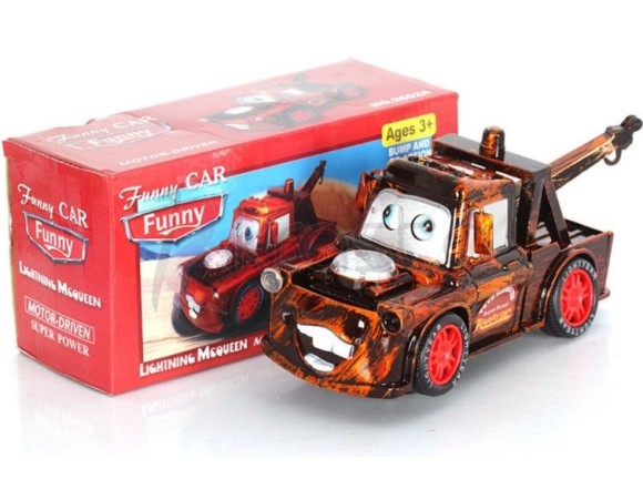 CARRO MCQUEEN MART A PILHA MUSICAL