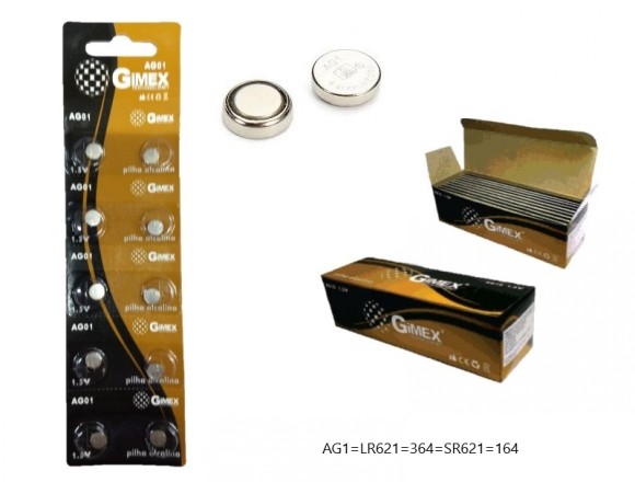 BATERIA AG01 GIMEX C/10