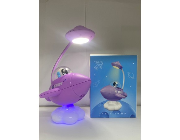 LUMINARIA ABAJOUR RECARREG. NAVE ESPACIAL