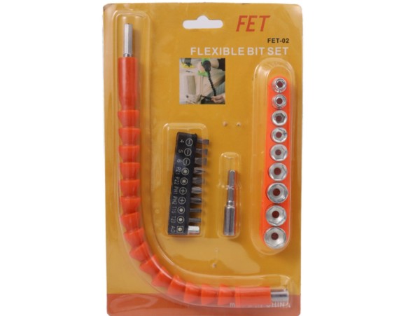 KIT CHAVE C/EXTENSOR FLEXIVEL 21PÇS