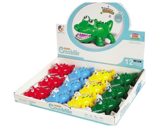 CROCODILO A CORDA SEM LUZ BOX C/12