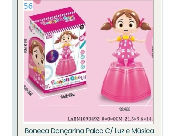 BONECA FOFA FASHIION