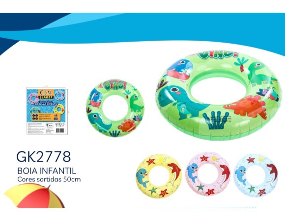 BOIA INFANTIL CIRCULAR  INFLAVEL 50 CM GK2778