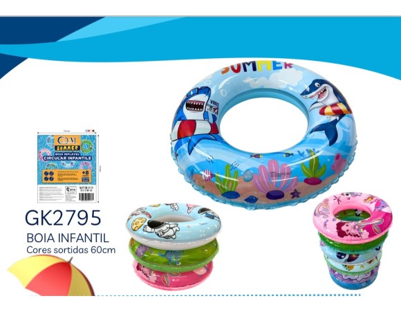 BOIA INFANTIL CIRCULAR INFLAVEL 60CM GK2795