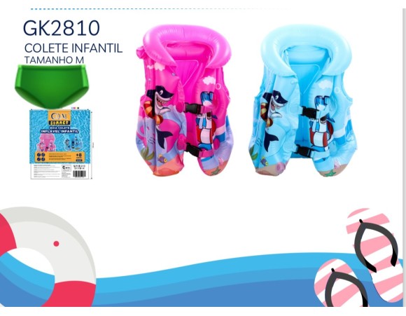 COLETE INFANTIL INFLAVEL TAM M GK2810