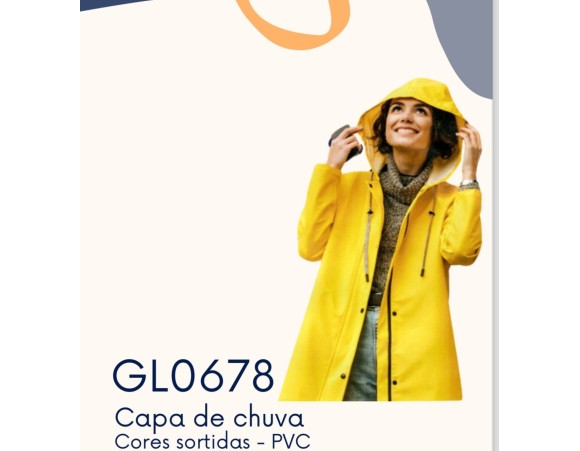 CAPA DE CHUVA PVC ADULTO GL0678