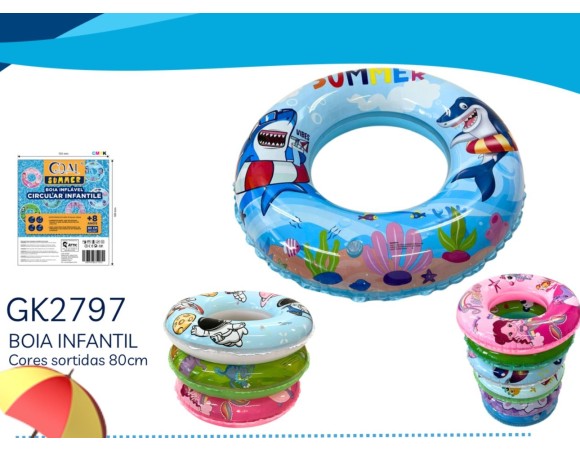 BOIA INFANTIL CIRCULAR INFLAVEL 80CM GK2797