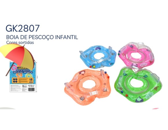 BOIA INFANTIL PARA PESCOÇO NFLAVEL  GK2807