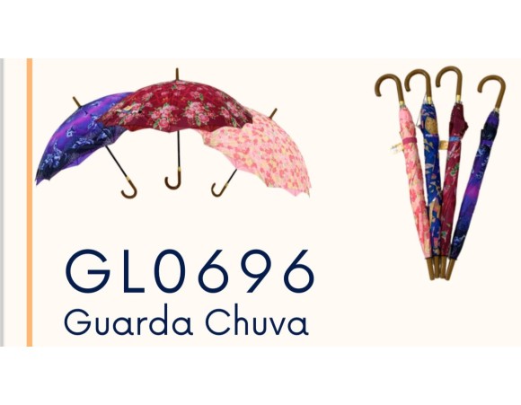 GUARDA CHUVA ESTAMPADA 16 ARETAS 83CM GL0696